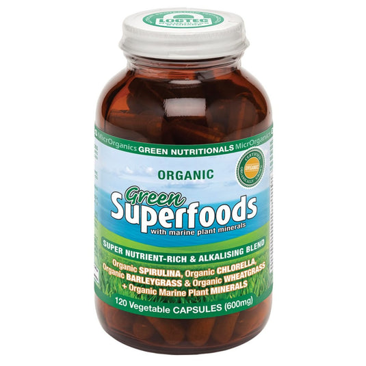 Microrganics Green Nutritionals Green Superfoods 600mg 120vc
