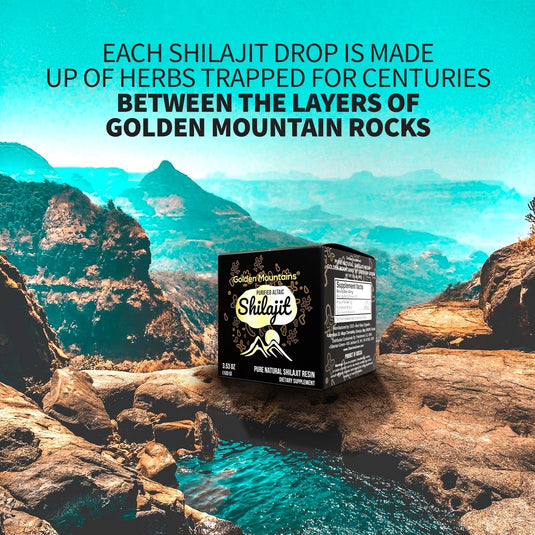 Golden Mountains Shilajit Resin Premium Pure Authentic Siber