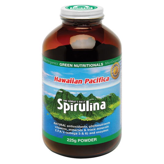 Microrganics Green Nutritionals Hawaiian Pacifica Spirulina Powder 225g
