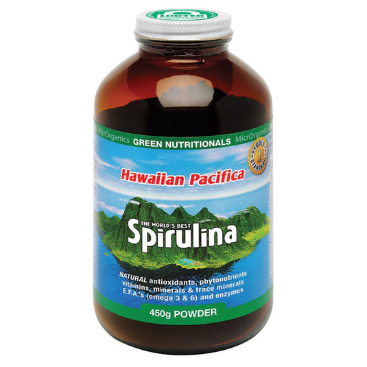 Microrganics Green Nutritionals Hawaiian Pacifica Spirulina Powder 450g