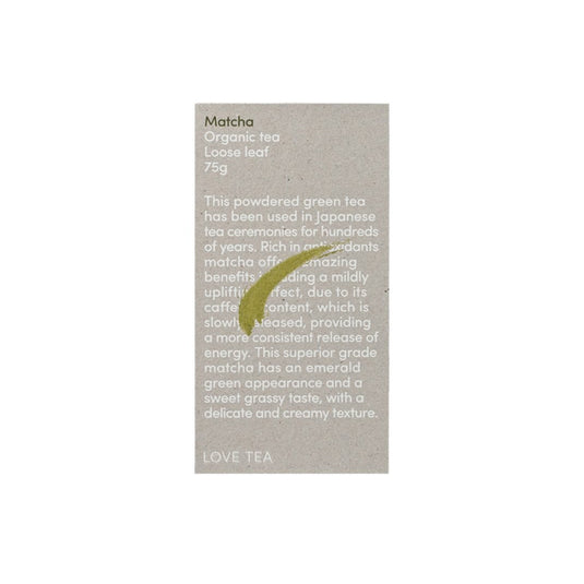 Love Tea Organic Matcha 75g