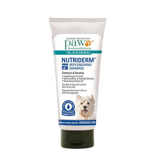 PAW NutriDerm Replenishing Shampoo (Oatmeal & Ceramides) (for dogs & cats) 200ml