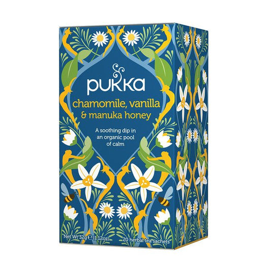 Pukka Chamomile Vanilla & Manuka Honey x 20 Tea Bags