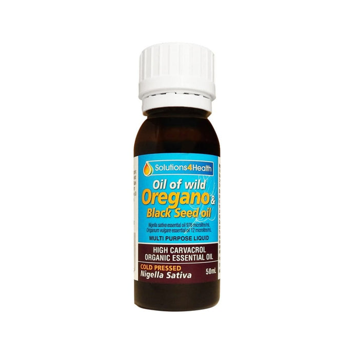 Solutions 4 Health Oil of Wild Oregano and Black Seed Oil 50ml
