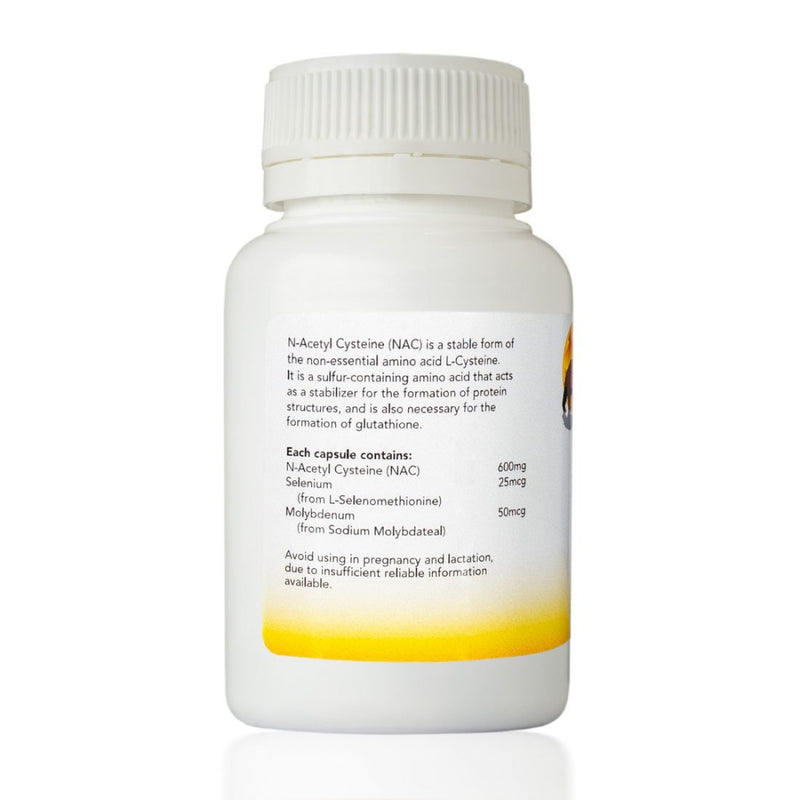 Load image into Gallery viewer, NAC 600mg - N Acetyl Cysteine - 60VCaps
