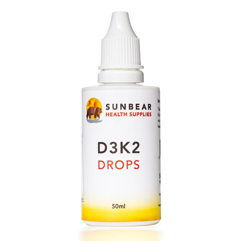 Load image into Gallery viewer, D3 / K2 Vitamin D 1000IU &amp; K2 200mcg (MK7) 50mls -Sunbear Health supplies
