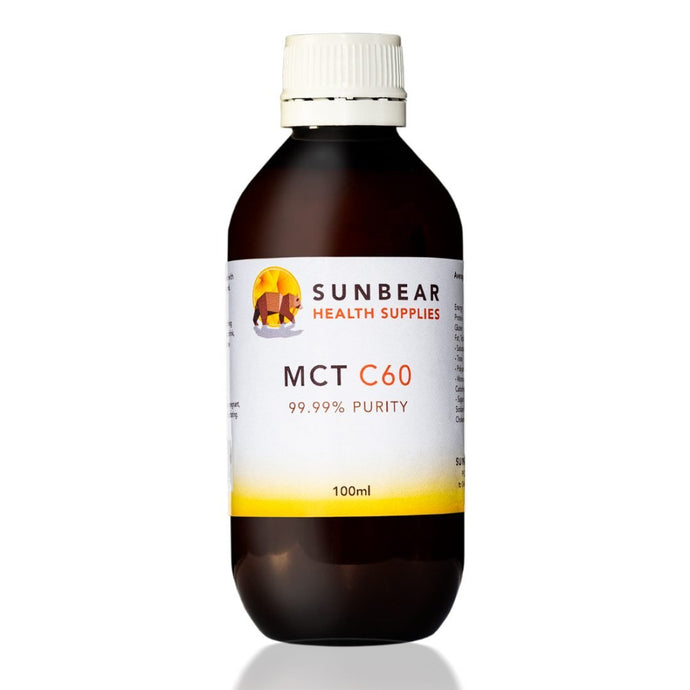 C60 MCT - Premium MCT Oil with 99.99% Pure Carbon 60 - Liposomal Supplements - 100ml