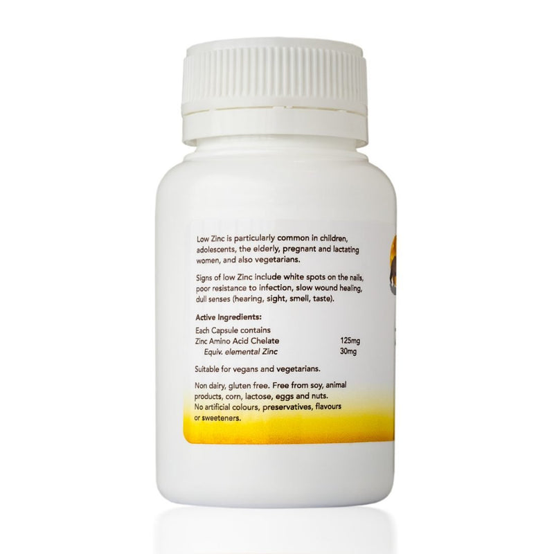 Load image into Gallery viewer, Zinc Plus - 60 VCaps - equiv Zinc 30mg - Sunbear Health Supplements
