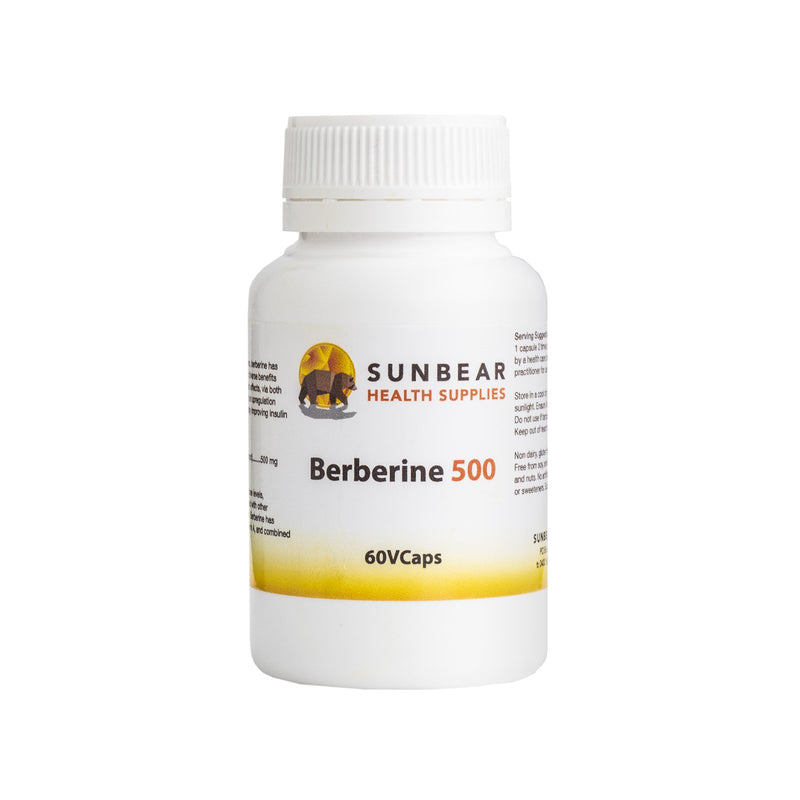 Load image into Gallery viewer, Berberine 500 - 60 Caps - Sunbear Health Supplies
