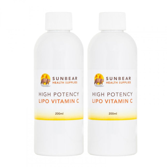 High Potency Lipo Vitamin C - Berry - 200ml x 2 bottles - Sunbear Health Supplies