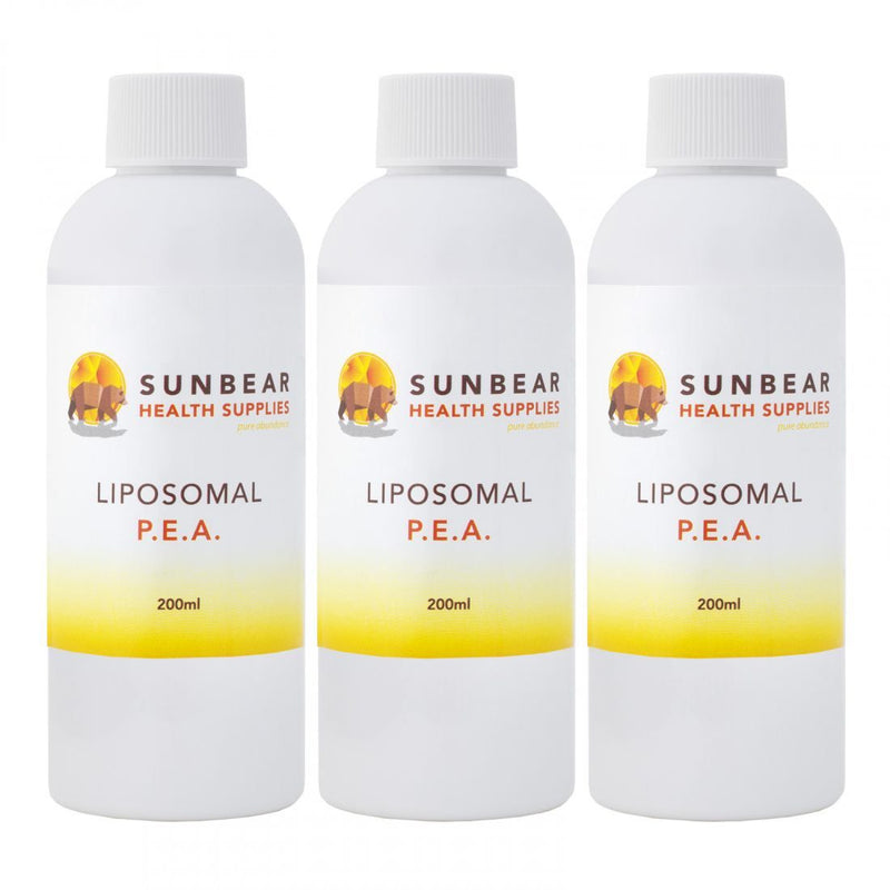 Load image into Gallery viewer, Liposomal PEA (Palmitoylethanolamide) x 3 - 200ml - SunBear Health Supplies
