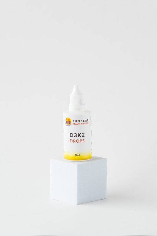 D3 / K2 Vitamin D 1000IU & K2 200mcg (MK7) 50mls -Sunbear Health supplies