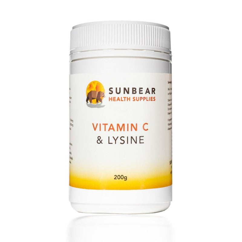 Load image into Gallery viewer, Vitamin C &amp; Lysine - 200 grams - Sunbear Health Supplies
