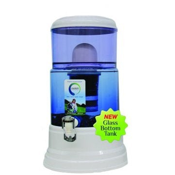 Zazen Alkaline Water Filter System - Glass Bottom